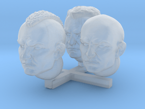 Brothers of Battle head assortment in Tan Fine Detail Plastic