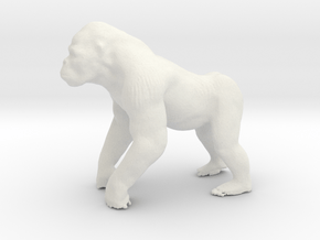 Printle Animal Ape - 1/24 in White Natural Versatile Plastic