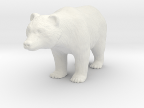 Printle Animal Black Bear - 1/24 in White Natural Versatile Plastic