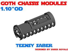 GCM110 - Teensy Saber + 18650 in White Natural Versatile Plastic