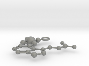 Psilocybin Molecule (large) in Gray PA12