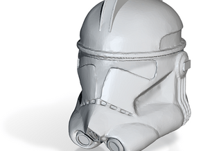 ARC trooper phase II helmet for 6" in Tan Fine Detail Plastic