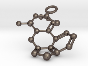LSA molecule (medium) in Polished Bronzed-Silver Steel