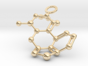 LSA molecule (medium) in 14K Yellow Gold