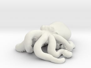 Printle Animal Octopus - 1/24 in White Natural Versatile Plastic