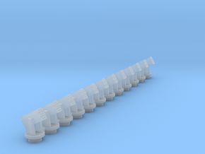 (1:285) RAM (x12) in Smooth Fine Detail Plastic