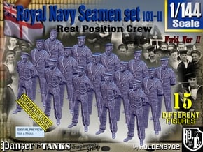 1/144 RN Seamen Rest Set101-11 in Tan Fine Detail Plastic