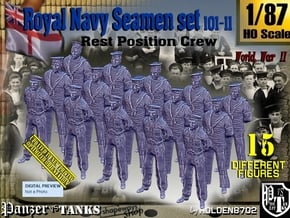 1/87 RN Seamen Rest Set101-11 in Tan Fine Detail Plastic