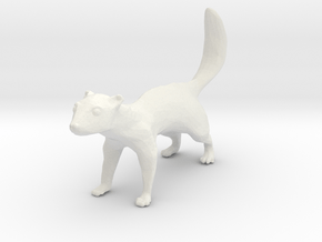 Printle Animal Weasel - 1/24 in White Natural Versatile Plastic