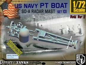 1/72 PT Boat SO-A Radar Mast set101 in Tan Fine Detail Plastic