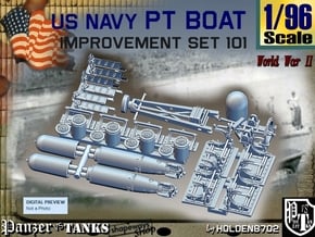 1/96 PT Boat Improvement Set101 in Tan Fine Detail Plastic