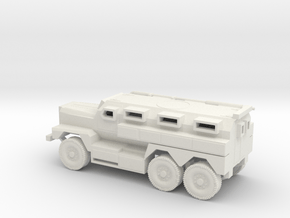 1/87 Scale MRAP Cougar 6x6 in White Natural Versatile Plastic