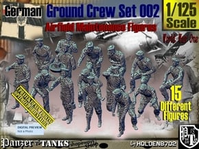 1/125 German Ground Crew Set002 in Tan Fine Detail Plastic