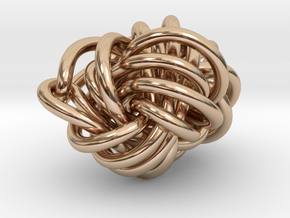 B&G Tangle 01 in 14k Rose Gold Plated Brass