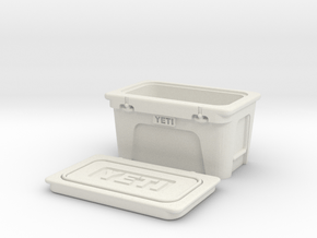  WPL 1/16th scale Yeti style cooler in White Natural Versatile Plastic