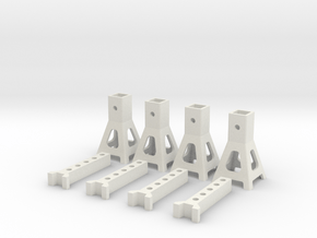 WPL 1/16th scale jack stands  in White Natural Versatile Plastic
