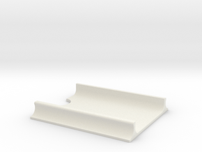 Tubman stamp Minimal handle(No stamp, handle only) in White Natural Versatile Plastic