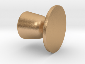 Door knob in 1:6 scale in Natural Bronze