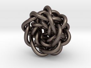B&G Knot 20 in Polished Bronzed-Silver Steel