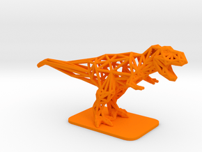 T-Rex Tyrannosaurus in Orange Processed Versatile Plastic