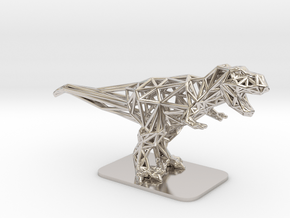 T-Rex Tyrannosaurus in Platinum