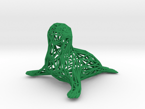 Baby seal in Green Processed Versatile Plastic