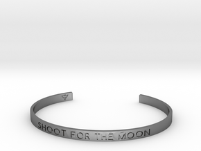 Shoot For The Moon Bracelet S-L in Polished Silver: Large