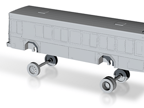 N Scale Bus Gillig Low Floor MVRTA 0700s in Tan Fine Detail Plastic