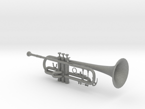 1/3rd Scale B Flat Trumpet in Gray PA12
