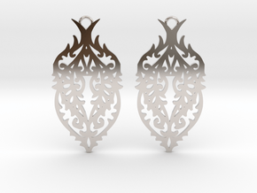 Thorn earrings in Platinum: Small