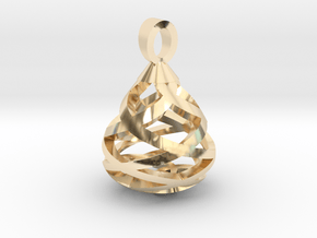 A precious tear [pendant] in 14k Gold Plated Brass