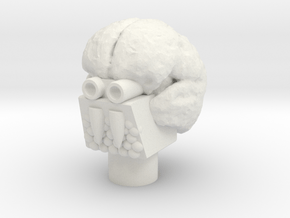 Aloros Head in White Natural Versatile Plastic