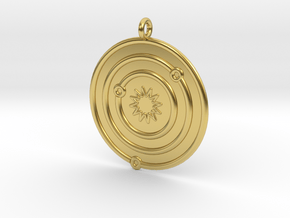 Astronomy Symboll in Polished Brass