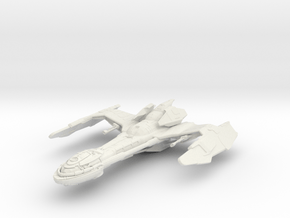 Klingon Mat'Ha Class Raptor II in White Natural Versatile Plastic