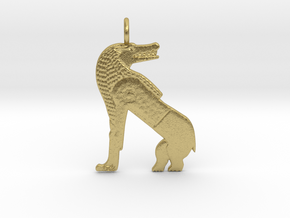 Ammut amulet in Natural Brass