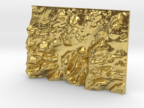 Ullswater in Polished Brass