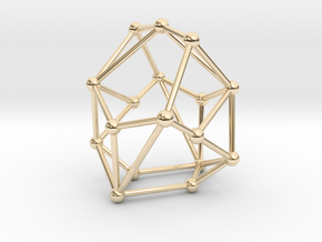 Ghent-17 AP-graph in 14k Gold Plated Brass