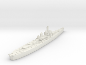 Montana Class Battleship (United States) Global Wa in White Premium Versatile Plastic