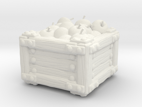 Apple Crate A in White Natural Versatile Plastic