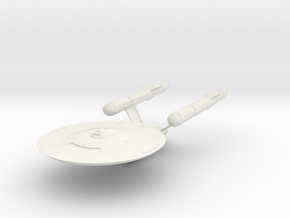 Discovery time line USS Enterprise 4.6" in White Natural Versatile Plastic