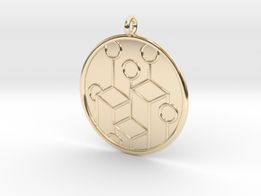 Ecology Symbol in 14K Yellow Gold