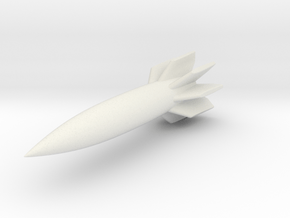 (1:144) Aggregat A-4 (8-Fins Tested Version) in White Natural Versatile Plastic