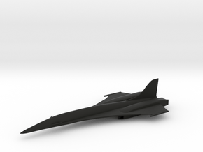 Boeing Model 908-535 "Nutcracker" VATOL Fighter in Black Natural Versatile Plastic: 1:144