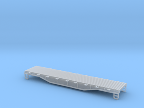 50ft flat car Z scale in Smooth Fine Detail Plastic
