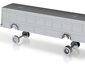 HO Scale Bus Gillig Low Floor DART 400s in Tan Fine Detail Plastic