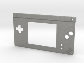 Gameboy Macro Faceplate V2 (DS Lite) - 2 Buttons in Gray PA12