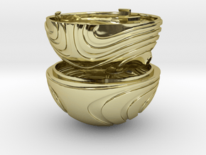 "Coral Snitch" Ring Box (NEW MODEL) in 18k Gold