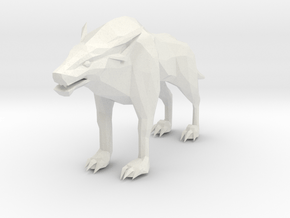 Spacehound in White Natural Versatile Plastic