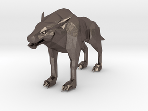 Spacehound in Polished Bronzed-Silver Steel