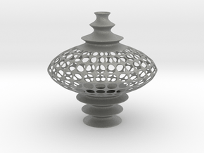 Vase WK1408 (downloadable) in Gray PA12